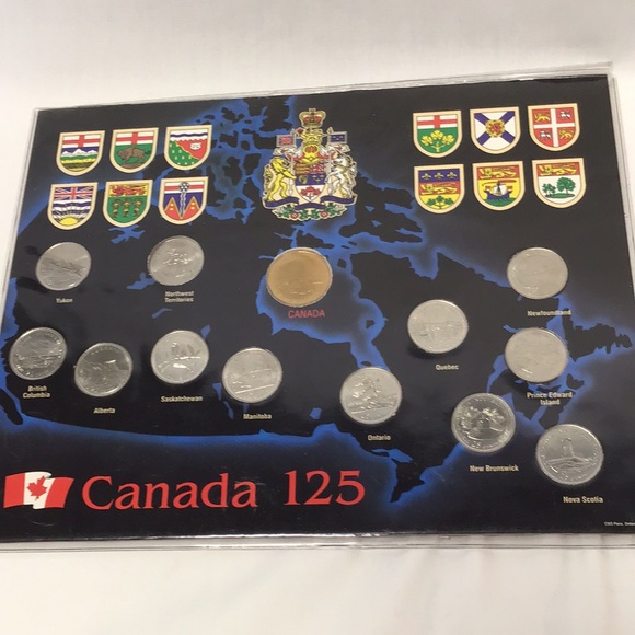 Canada mint 125 Provinces quarters & Loony coin collections 2 complete sets 1992 - Picture 2 of 10